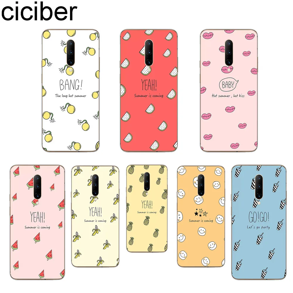 ciciber Cartoon Fruit Phone Cases For font b Oneplus b font font b 7 b font