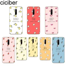 ciciber Cartoon Fruit Phone Cases For Oneplus 7 Pro 1+7 Pro Soft TPU Back Cover for Xiaomi 9 Coque For Redmi Note 7 6 Pro Funda