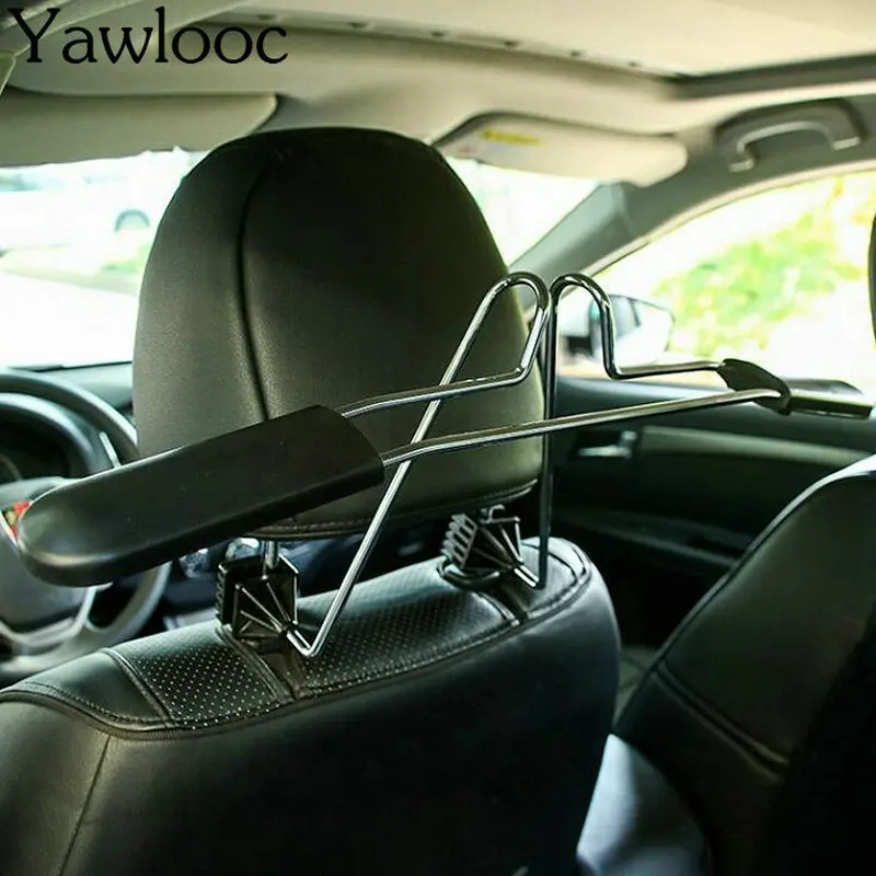 Yawlooc New Utility Stainless Steel Car Auto Seat Headrest Coat Hanger