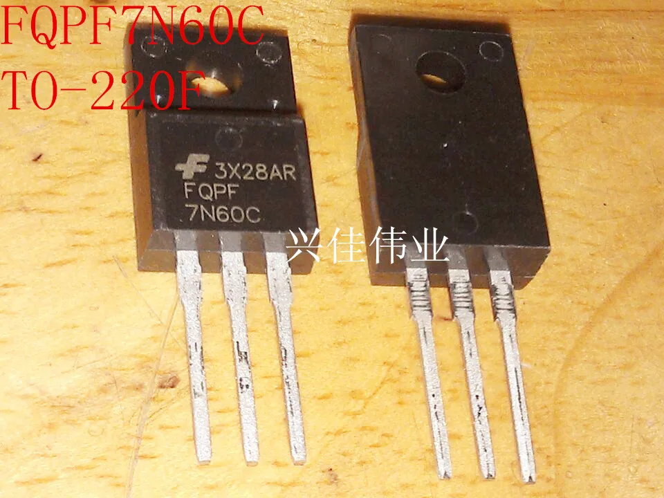 100 шт./lote FQPF7N60C 7N60C TO-220 700 В/6A | Компьютеры и офис