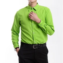 Для мужчин рубашка выступления 14 цветов рубашки для мальчиков Танцы в ночном клубе хор тенденция с длинным рукавом