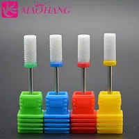 1pcs nail art salon tools Ceramic nail drill bit mill file for nail art electric drill manicure machine Accessories 1