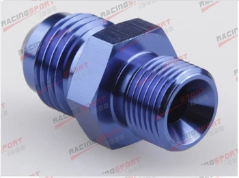 

Male -8 AN 8AN -8AN AN8 Flare To M14x1.5 Metric Straight Fitting blue