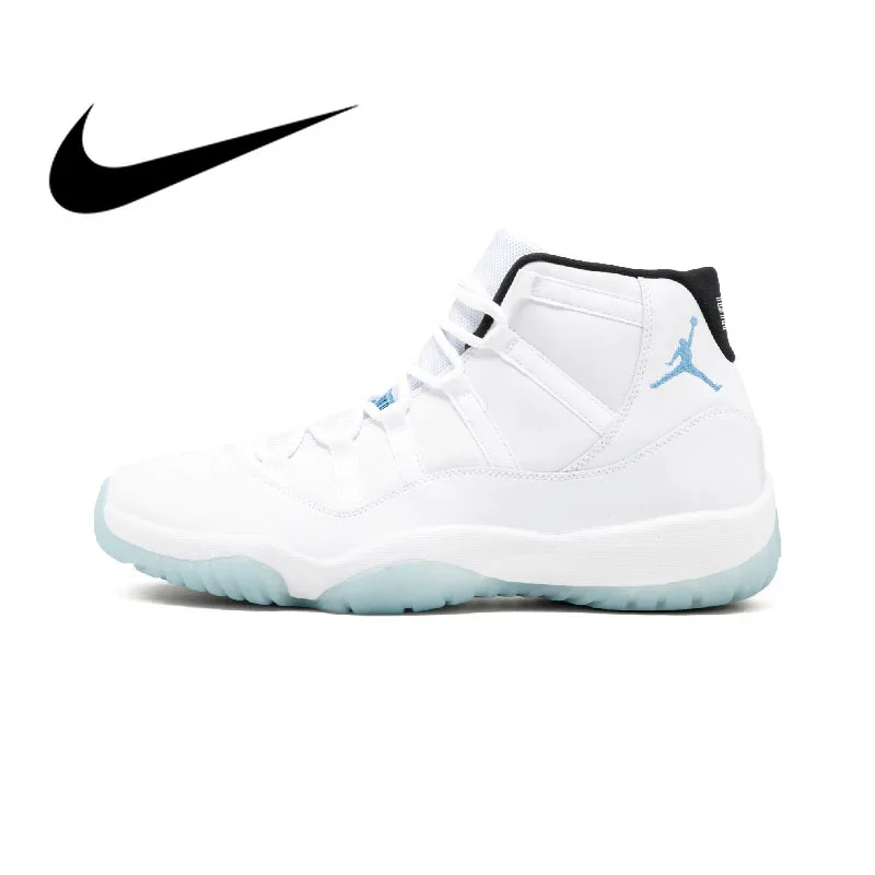 

Original Authentic NIKE Air Jordan 11 Retro Legend Blue AJ11 Mens Basketball Shoes Sneakers Sport Outdoor Athletic 2018 New