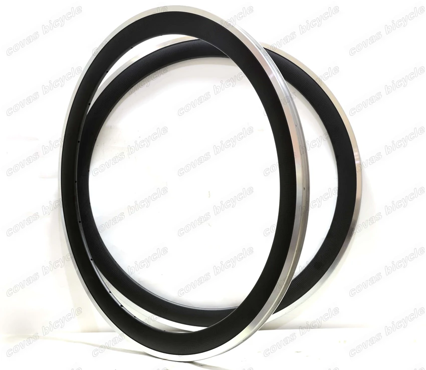 Discount 700C 23mm Width Alloy brake surface carbon wheels 50mm depth Clincher Road Bike single Rim 3k/UD matte finish customizable decal 4 Discount 700C 23mm Width Alloy brake surface carbon wheels 50mm depth Clincher Road Bike single Rim 3k/UD matte finish customizable decal 4