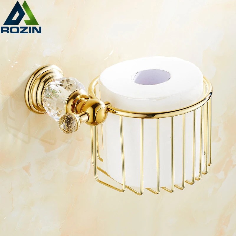 Rozin Wall-Mounted Roll Toilet Paper Holder White Color
