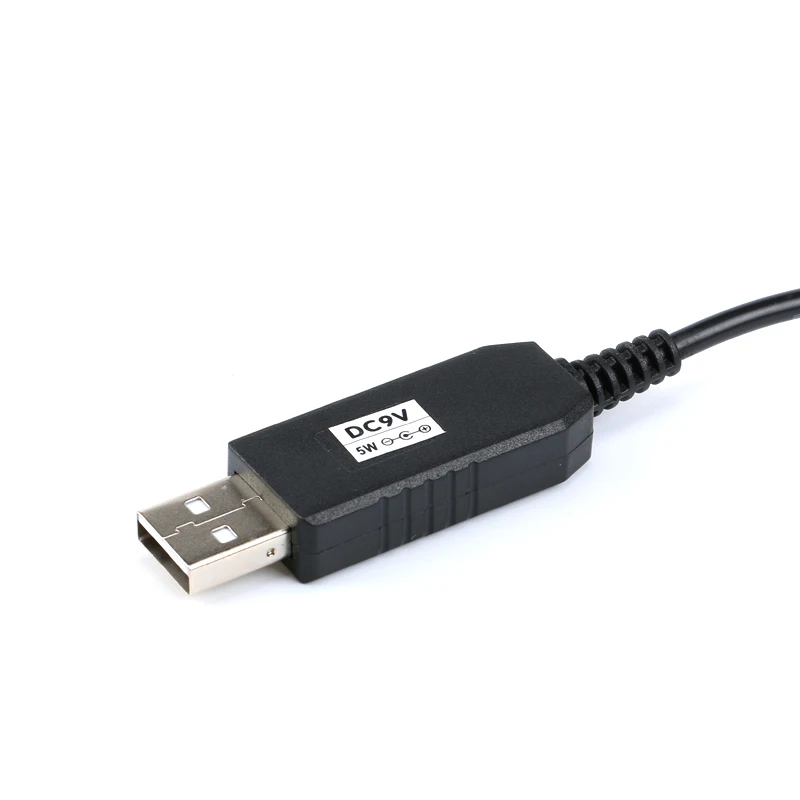 USB DC 5V to DC 9V Step up Cable 5.5x2.1 mm Male Step up Converter For Router (2)