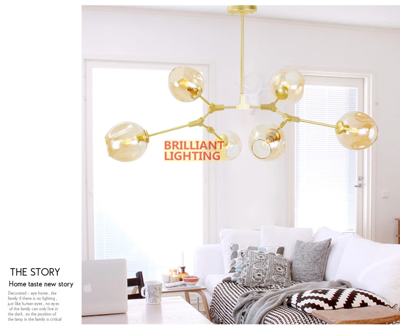 Art Deco Chandelier Lighting Fixtures For Living Dining Room Lustre Led Luminaria Chandeliers 8