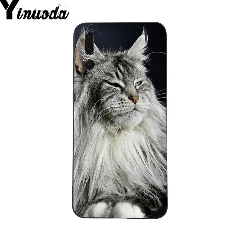 Yinuoda Pet Maine Coon Cat Diy чехол для телефона с рисунком Huawei P9 P10 Plus Mate9 10 Mate10 Lite P20 Pro Honor10