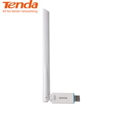 Tenda U2 150 Мбит/с высоким коэффициентом усиления Беспроводной сетевой адаптер, Портативный Wi-Fi приемник точки доступа, внешний сетевая карта с интерфейсом usb, Plug and Play