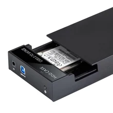 USB 3.0 Hard Drive Disk SATA External Storage HDD Enclosure Box Laptop Hard Drive HDD Caddy for 2.5 /3.5 inch SATA HDD SSD EM88
