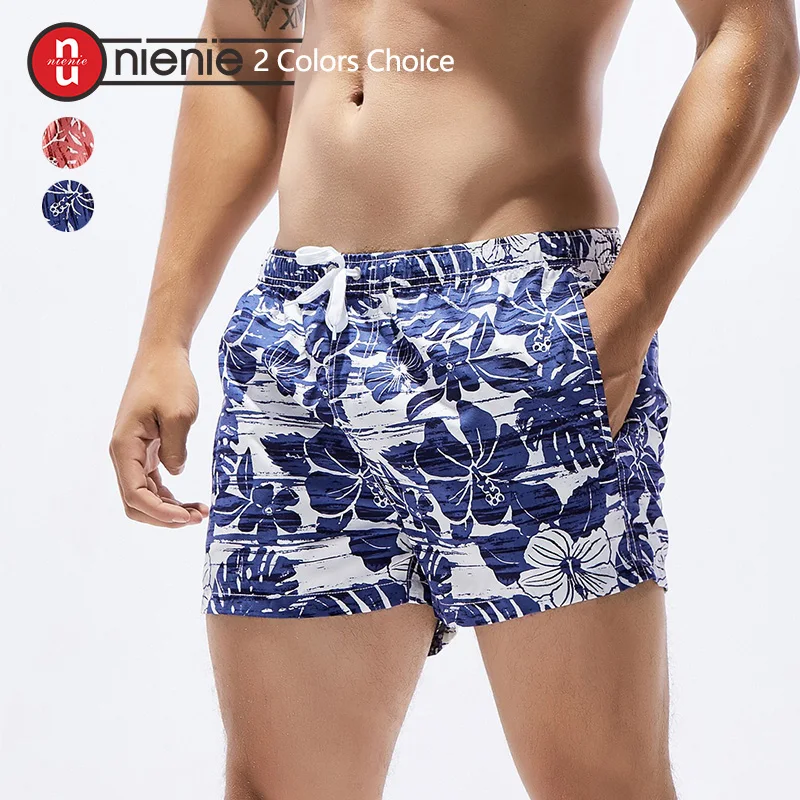 Sexy Plus Big Size Men's Board Shorts print Quick Drying Shorts Summer