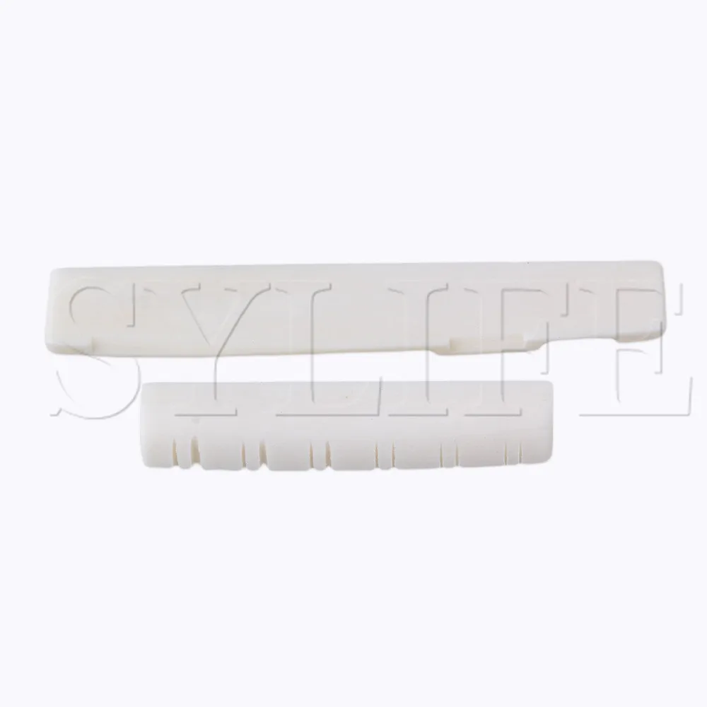 

Bone Bridge Saddle And Nut For 12 String Acoustic Guitar