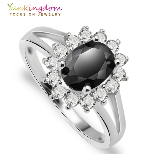 Yunkingdom Classic anelli di cerimonia nuziale per le donne del fiore di modo ne Yunkingdom Classic anelli di cerimonia nuziale per le donne del fiore di modo ne