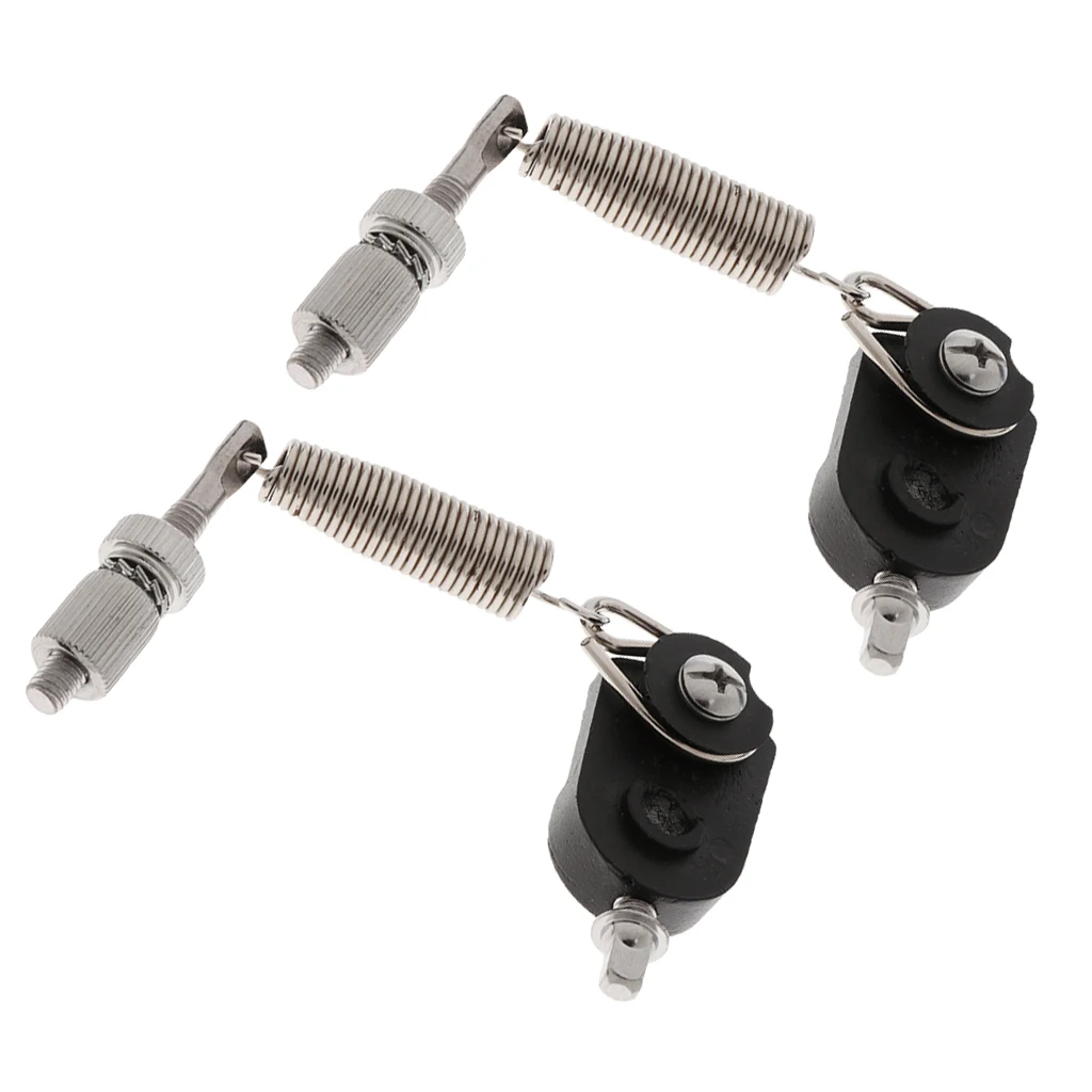 Tooyful Practical 2Pcs Drum Kit Foot Pedal D-ring Spring Cam, Tensioner, Springs Percussion Instrument Parts