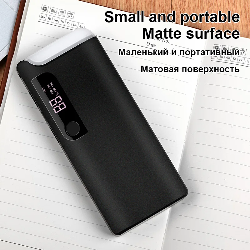 HOCO 15000mAh 18650 USB Power Bank with LED table lamp and power source Portable External Battery Universal Mobile Phone Charger