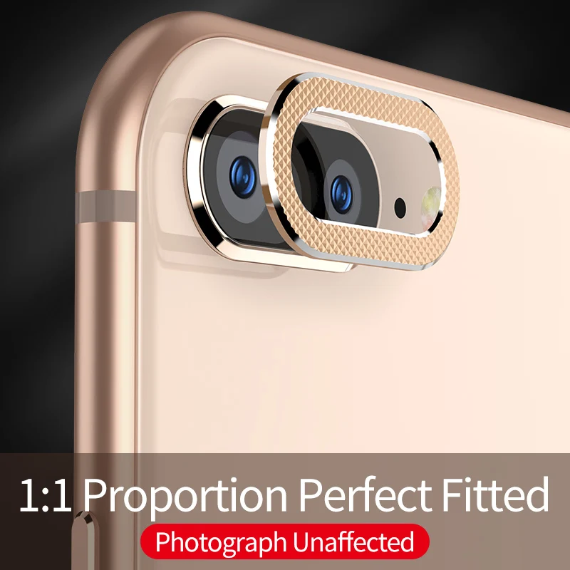 MSVII Metal Camera Lens Protector Film For iPhone 8 7 Plus