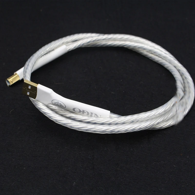 Hifi 1 piezas Odin interconnect cable USB con una B chapado en oro conexión USB de audio de cable d