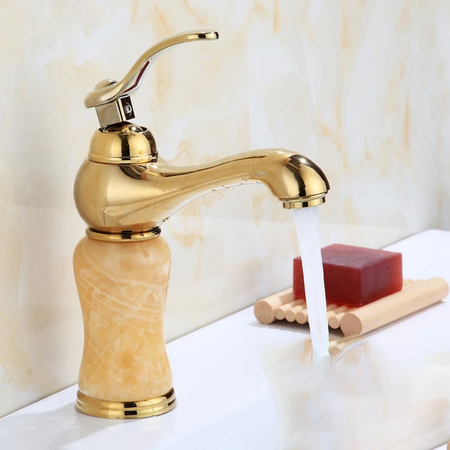 Gold & Rose Gold Bathroom Decorating Faucet 2