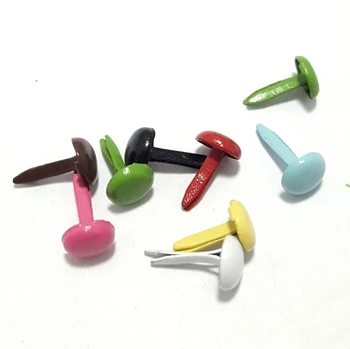 

500pcs 5mm Mixed Color Scrapbooking Brads for Wedding Supplies Scrapbooking Photo Album Paper Crafts Invitation Cards Puppy DIY