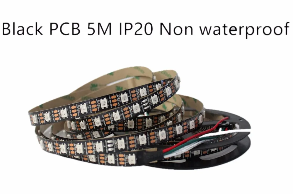 Пиксельная Светодиодная лента WS2812B 5 м В 60 светодиодный одов/м|address|address postaddress for |