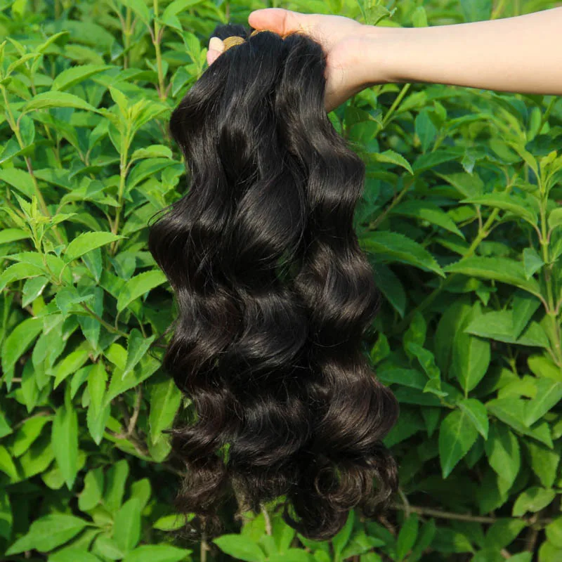 1KG Human Braiding Hair Bulk No Weft Human Hair Bulk For Braiding Human