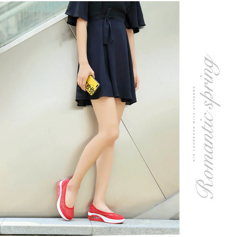 2019 Summer women flat platform shoes women breathable casual sneakers shoes slip on platform walking shoes for women (11)