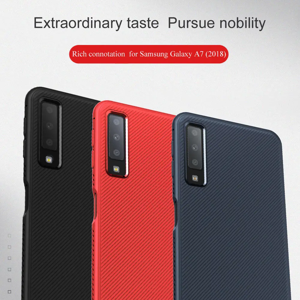 

Lenuo Back Cover Phone Case For Samsung Galaxy A7 (2018) A750F A750 Shockproof Soft Silicone TPU Cover Case Skin