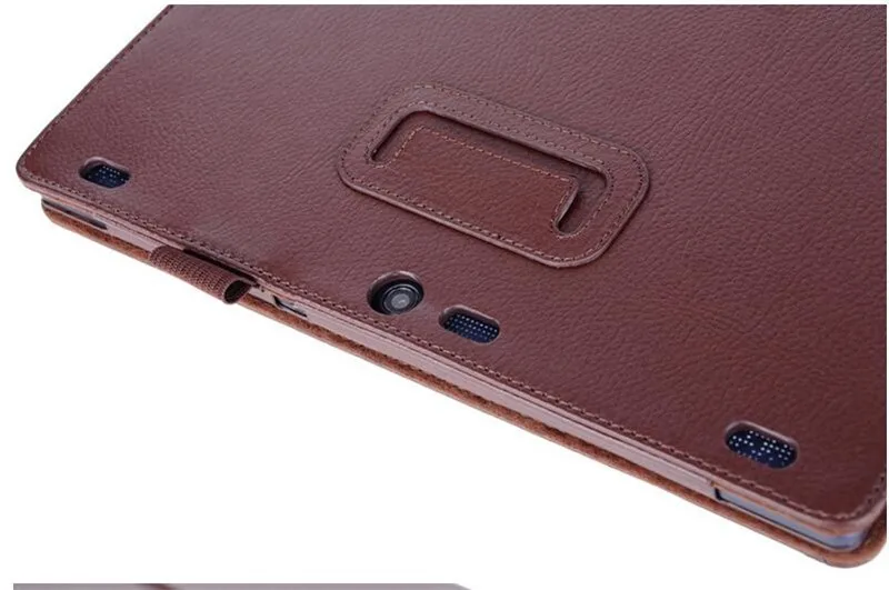 Litchi Pattern PU Leather Stand Flip Case Cover For Lenovo Tab 2 A10-70 A10 70 10.1 Tablet Case Cover  (4)