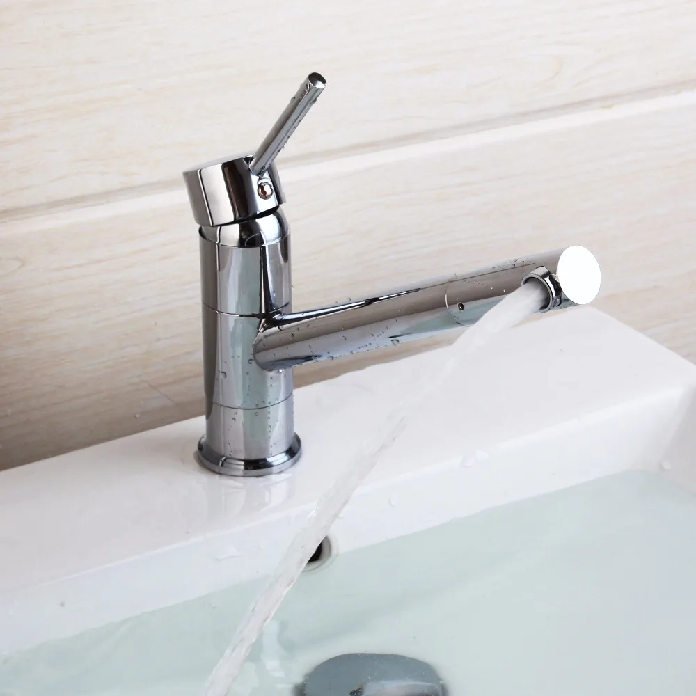 

Single Lever Kitchen Sink Faucet Basin Mixer Tap Swivel Chrome New Design mak126