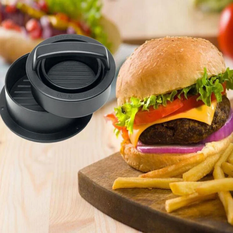 ORGANBOO 1Set Manual Hamburger Presses Stuffed Burger Maker Cutlets Patty Maker Mold Kitchen Gadgets