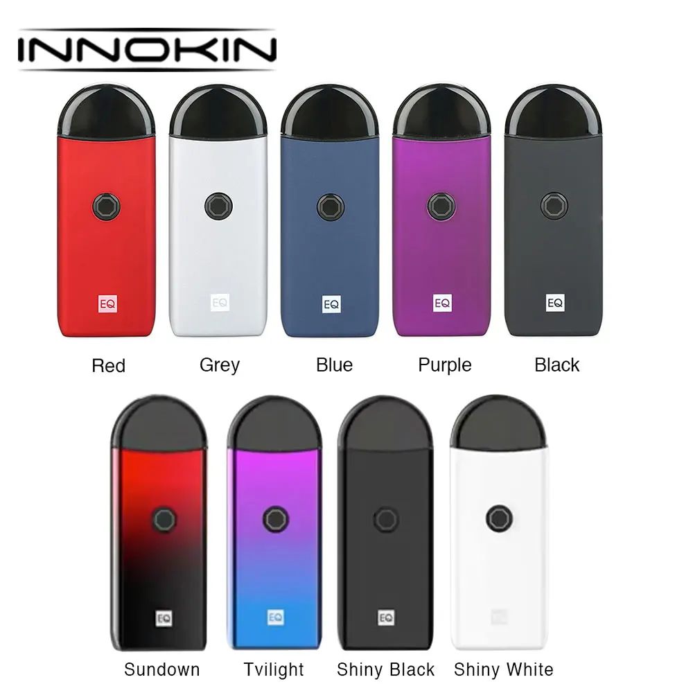 Оригинальный Innokin EQ Starter Kit Встроенный 800 мАч батарея и 0.15ohm Plexus катушки 2 мл Pod картридж для MTL Vape Vs MINIFIT комплект