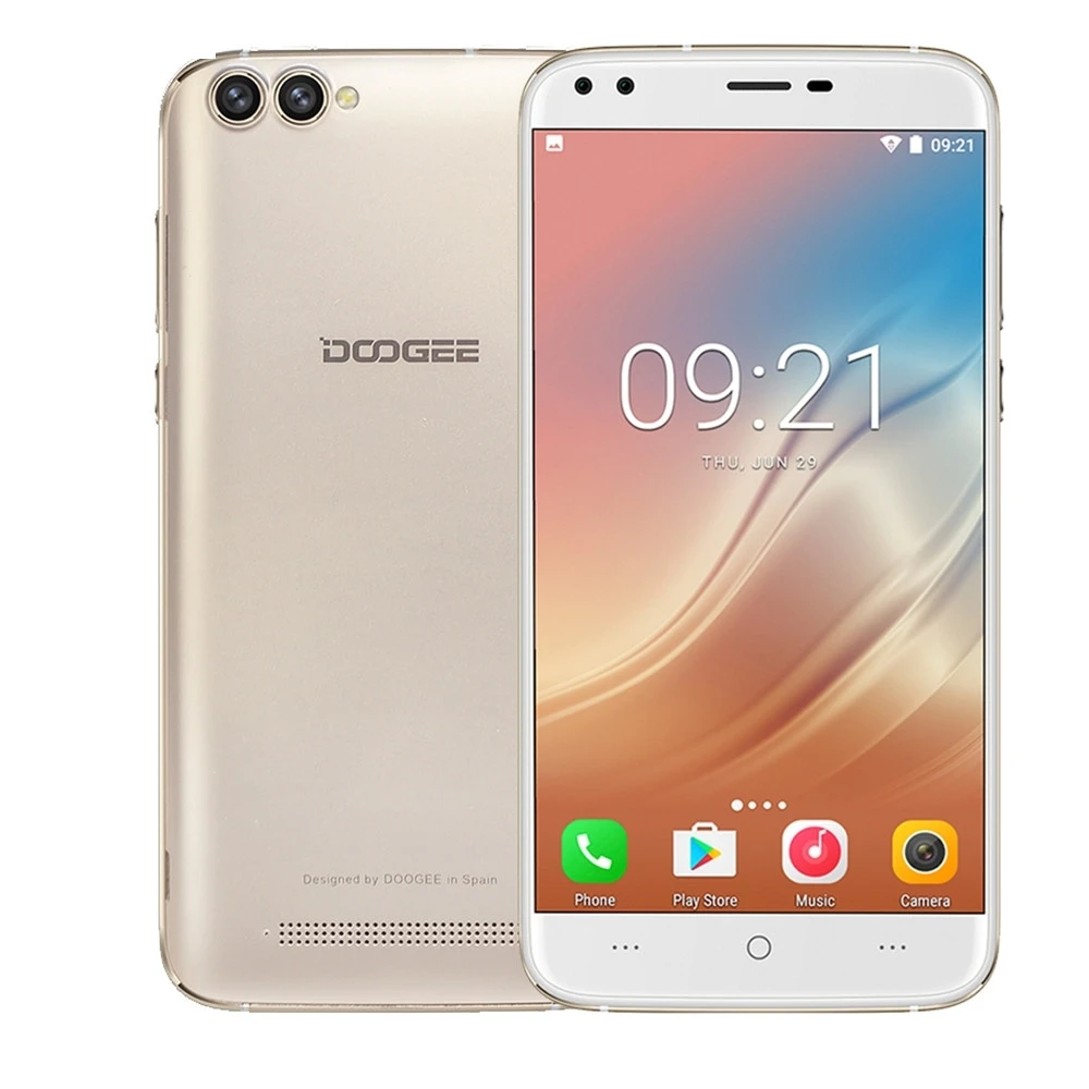 

DOOGEE X30 Android 7.0 2G+16G 5.5 inch 3G Smartphone Quad Core Dual SIM 3360mAh Apr18