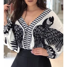 Polka dots print open back blouse shirt women Casual loose sexy summer tops womens blouse V neck criss-cross blusas femme Polka dots print open back blouse shirt women Casual loose sexy summer tops womens blouse V neck criss-cross blusas femme