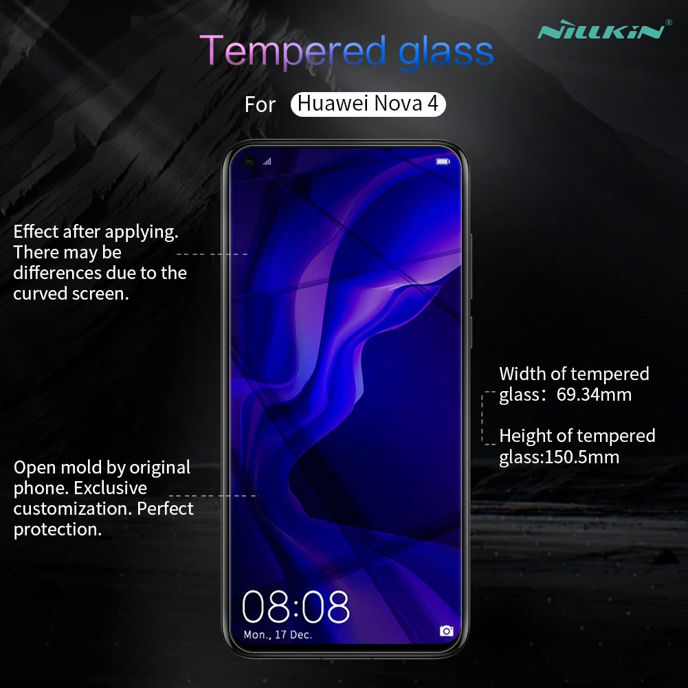 Huawei Nova 4 закаленное стекло Nova 4 стекло NILLKIN Amazing H+ Pro 0,2 мм протектор экрана для huawei Nova4