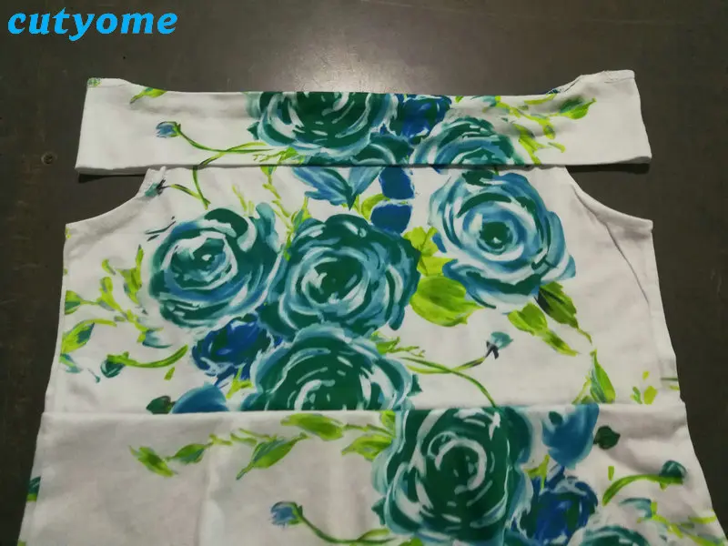 Summer Family Matching Outfits Mother and Daughter Dresses Floral Shoulder Off Dress Kids Mom Daughter Dress Matching Clothes (7)