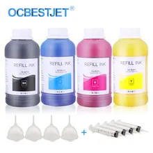 4x250 мл художественная бумажная бутылка чернил для Epson S22 SX130 TX109 TX117 CX4300 CX7300 заправка чернил СНПЧ чернил художественная бумага чернил для Epson