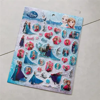 

Disney Children's Cartoon Stickers Genuine Frozen Princess Bubble Stickers Paste Toys