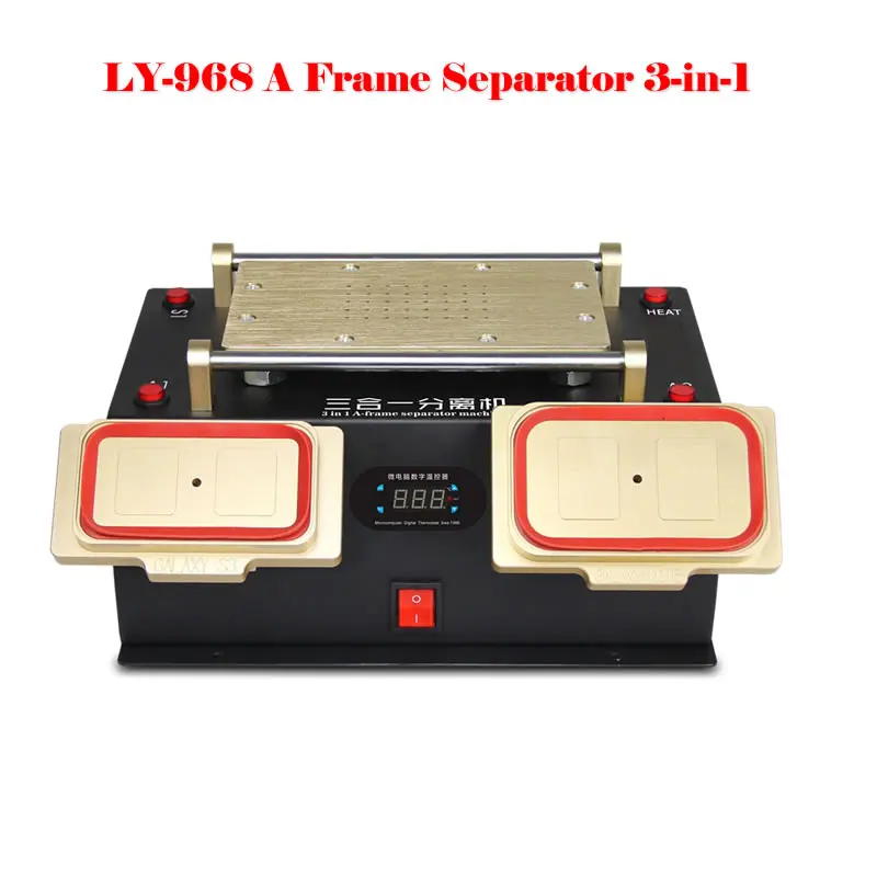  AC110 220V built-in Vacuum Pump 3 in 1 A middle frame Screen Separator for iPhone Samsung Mobile Ph