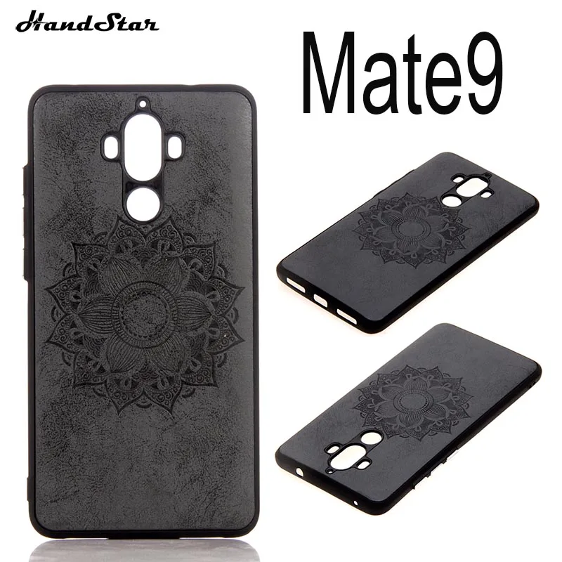 Handstar телефон pc back cover case для huawei mate 9 тиснение мандолина цветы мобильный shell жилья |
