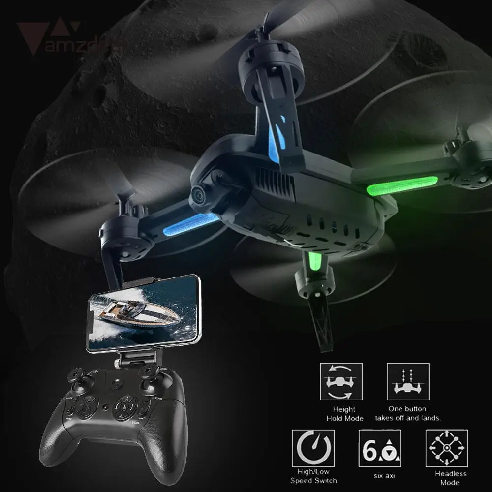 

Durable Drone UAV Quadcopter Aircraft 2.4GHz 1200mAH Lithium Battery 18min Battery Life Wireless App Control Flying