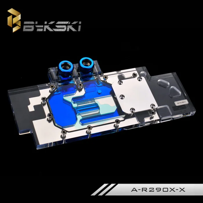 Bykski A-R290X-X VGA GPU водяного охлаждения блок полное покрытие ссылка R9 290X