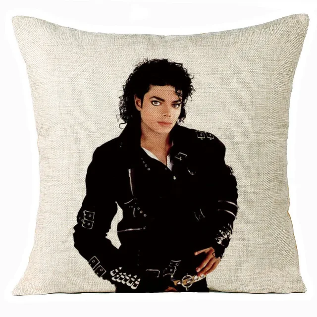 Michael Jackson Pillow Case For Home Decorative Pillows Cover Invisible