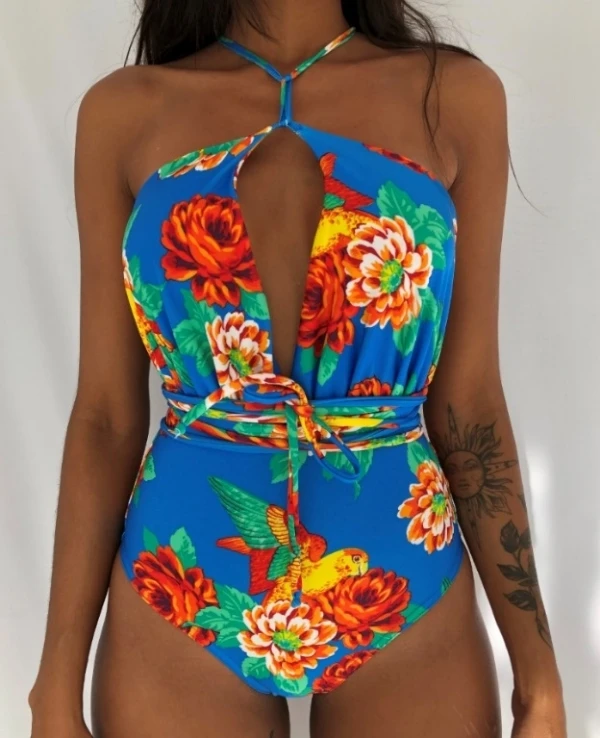 New Sexy One Piece Swimsuit Women Swimwear Push Up Monokini Bandage Bodysuit Female Beachwear Summer Bathing Suits