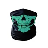 Skeleton  Masks Magic Bicycle Ski Skull Half Face Mask Ghost Scarf Multi Use Neck Ghost Half Face Mask ► Photo 3/6