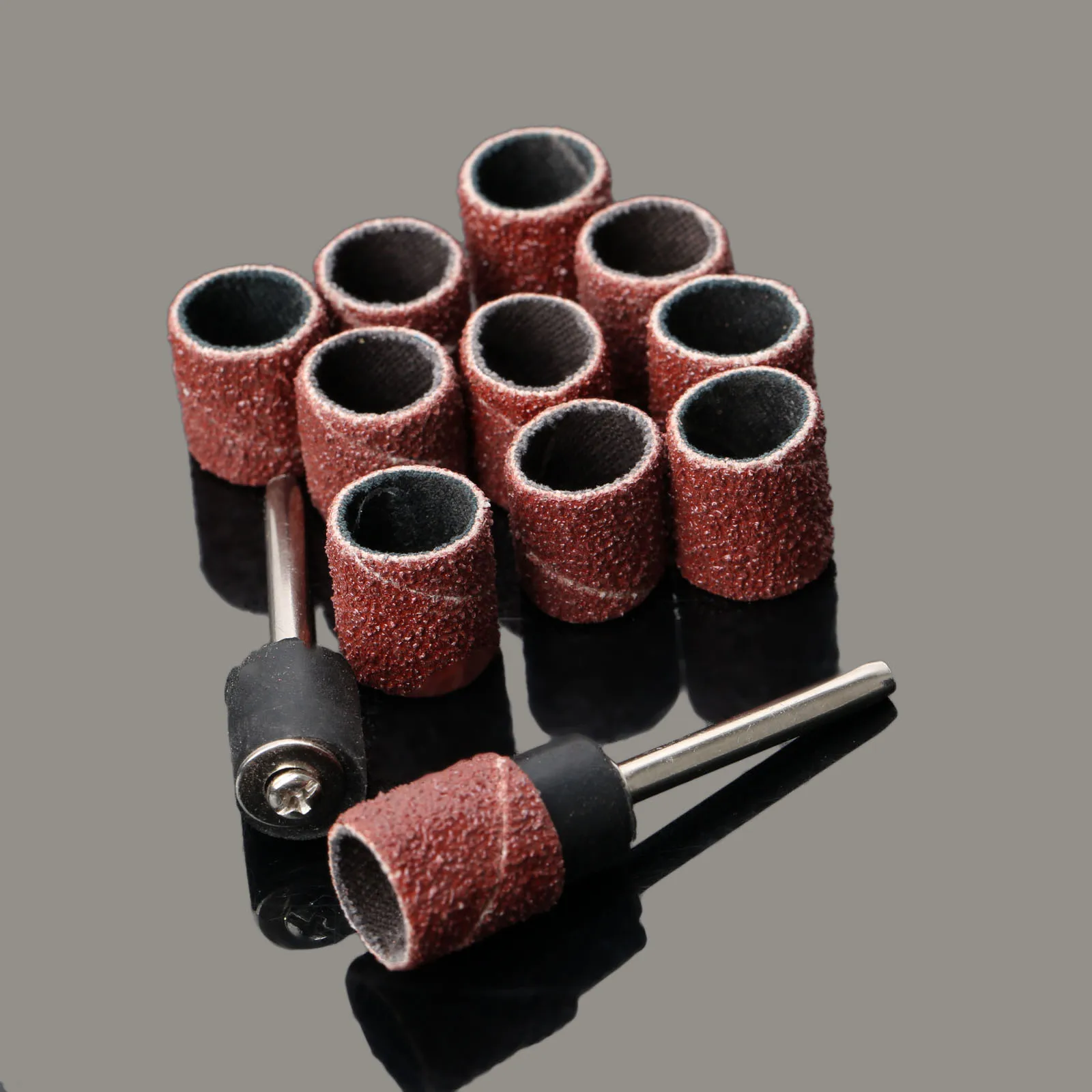Аксессуары Dremel 100 шт. набор для шлифования барабана 80 #9 5 мм + 2 шлифовальных