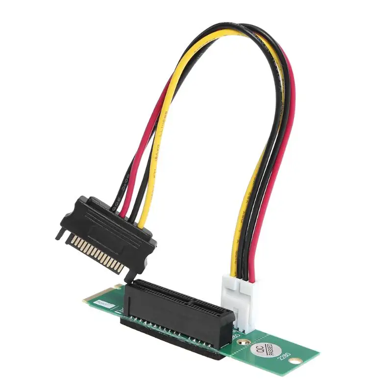 

NGFF M2 to PCI-e 4X 1X Slot Riser Card M Key M.2 2260 2280 SSD Port to PCI Express Adapter Converter Multiplier raiser card