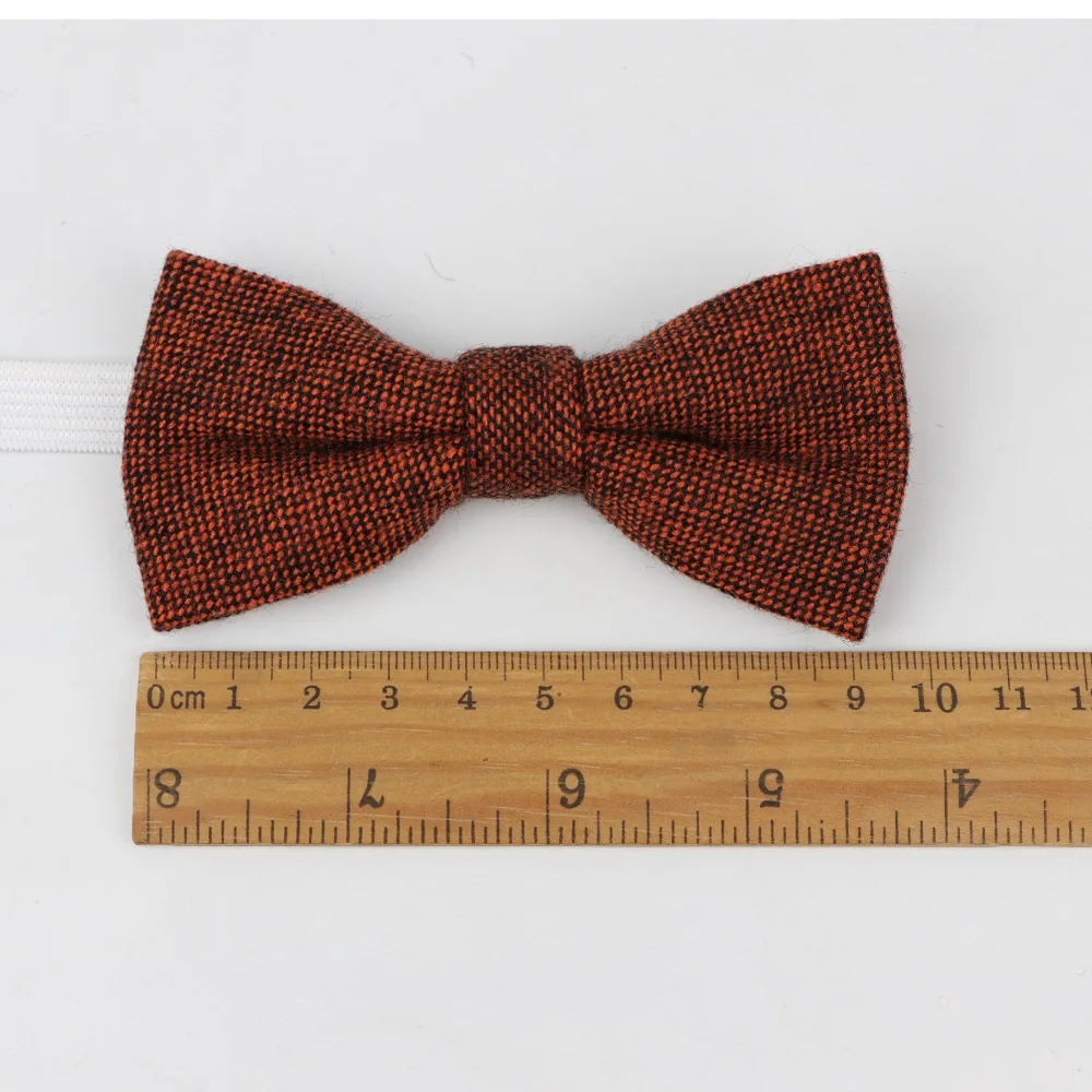 Children Wool Bow Tie Baby Boys Butterfly Skinny Bowtie Single Layer Child Bowties Gravatas Borboleta Collar Kids Ties
