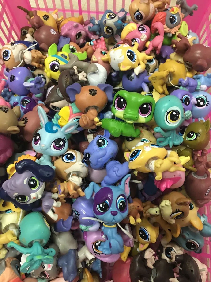 

Lots of Random Littlest Pet Collection Figure Dog Puppy Cat Sheep Styles very Animals Child Loose Cute Toys