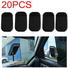 20pcs lot Free Shipping font b Car b font Use Black Anti Slip Mat Silicon Gel